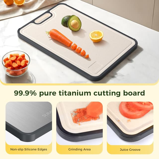 Thumbnail 5 de Pure Titanium Cutting Board 15" x 10.3" 🍽