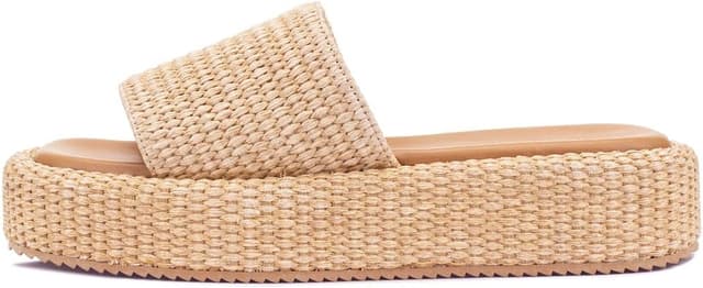 Detalle de Monrovia Platform Sandals Raffia 1.38 in