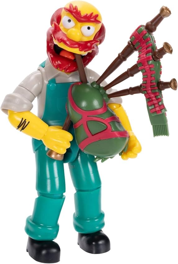 Thumbnail 2 de Los Simpsons - Figura Groundskeeper Willie Articulada 13 cm 🎉