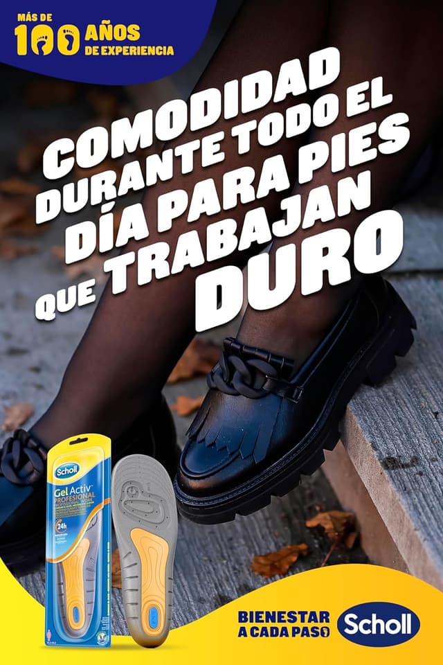 Detalle 2 de Scholl GelActiv Plantillas Mujer en Gel para Trabajo – Pack 2