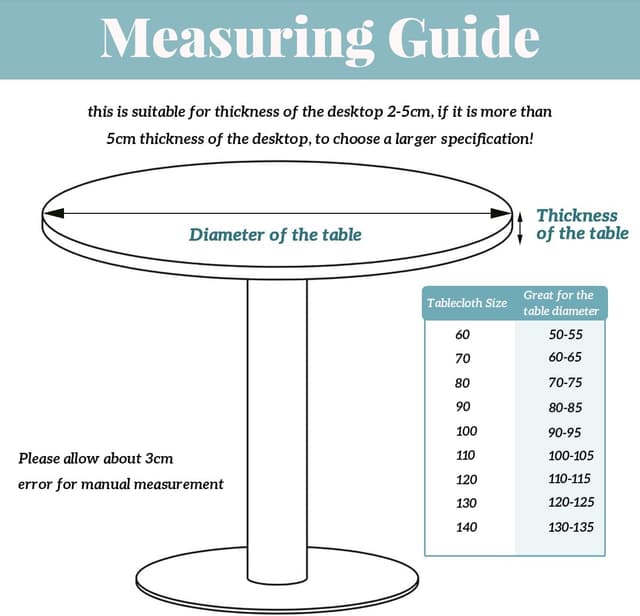 Thumbnail 1 de Odot Mantel Antimanchas Ajustable 140cm 🌧️ Mesa Redonda Impermeable