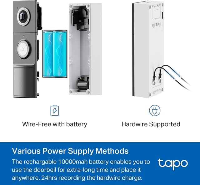 Thumbnail 5 de TP-Link Tapo D235 2K 5MP Wireless Doorbell with 180° DFOV