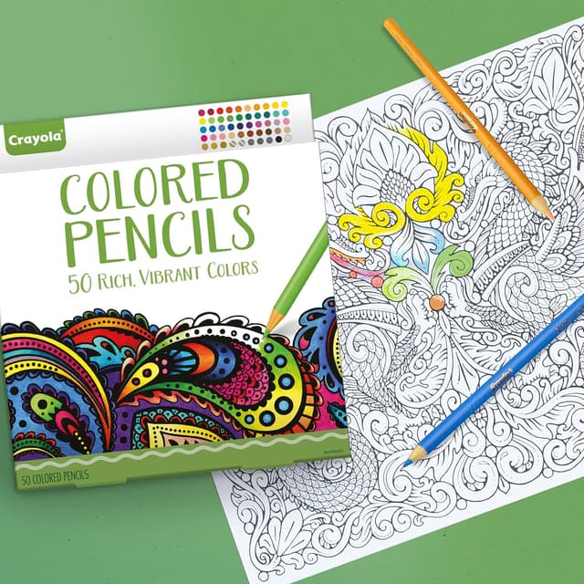Thumbnail 6 de Crayola Colored Pencils for Adults (50ct) — Colored Pencil Set for Adult Coloring Books, Teens & Adults