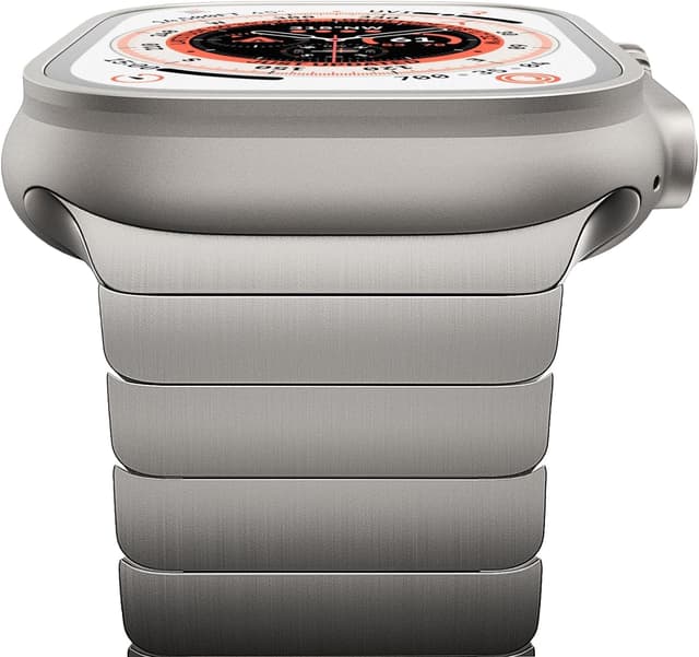 Detalle 2 de Cinturino titan per Apple Watch Ultra in acciaio