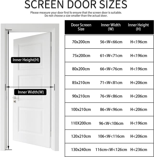 Detalle 1 de ViShawtek Fliegengitter Balkontür 90x200
