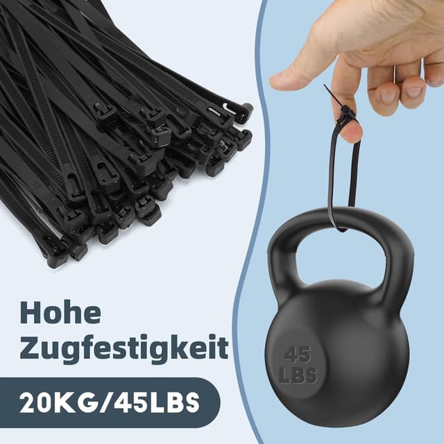 Detalle de NORSHY Kabelbinder UV 20 kg Set