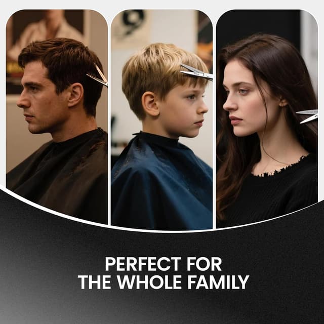 Detalle de SEIMEIKEN Hair Cutting Scissors Kit (10PCS) – 6.0 Inch Hair Shears Set for Salon & Home Use