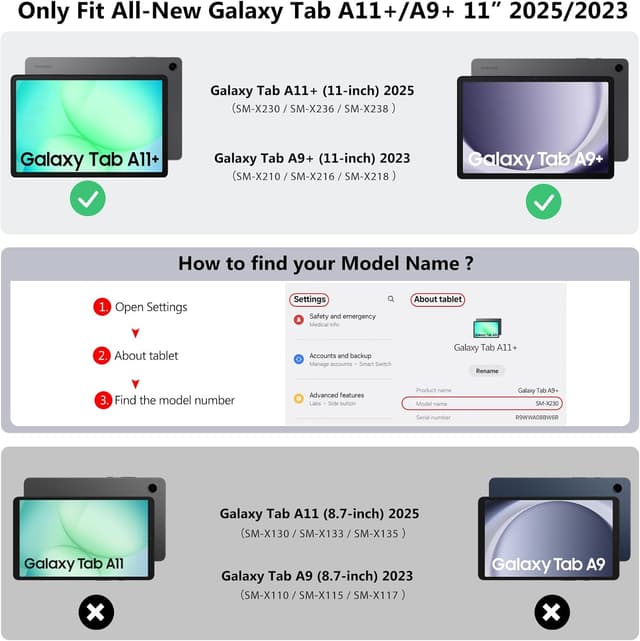 Thumbnail 1 de TiMOVO Cover Samsung Galaxy Tab A11+ 11 Pollici