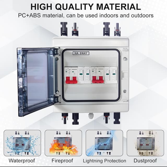 Detalle de HENYEER protezione sovratensioni PV 40 A