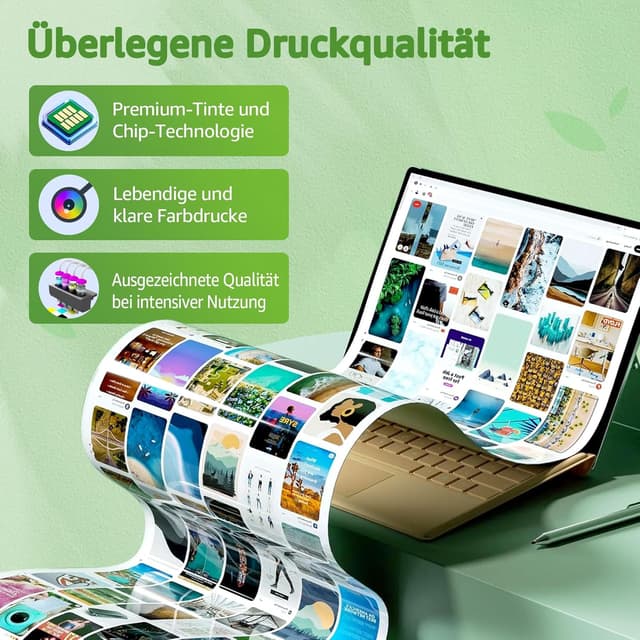 Thumbnail 2 de GREENSKY 560 561 Druckerpatronen 2er Pack đź–¨