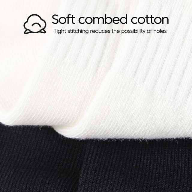 Detalle 2 de YORJOSOX Men’s No Show Trainer Socks (6–9 / 9–12), Low Cut Cotton with Silicone Grips – 5 Pairs