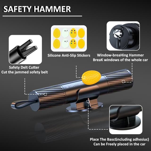 Thumbnail 5 de smosun Safehammer 3PCS Car Escape Tool