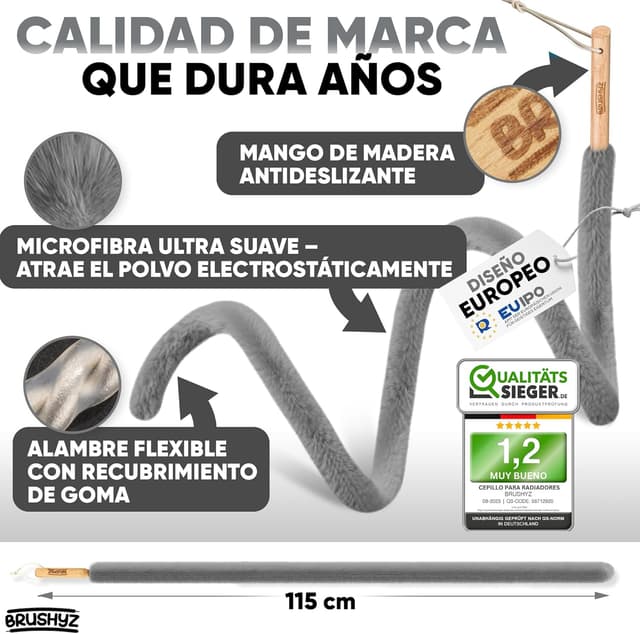 Thumbnail 3 de BRUSHYZ Cepillo para radiadores 115 cm
