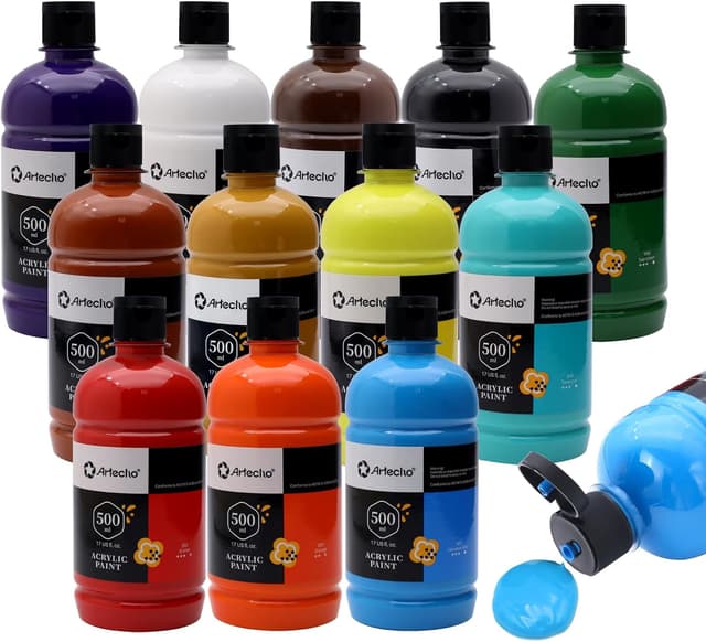 Detalle de Artecho Acrylfarben Set Professional 12x500 ml