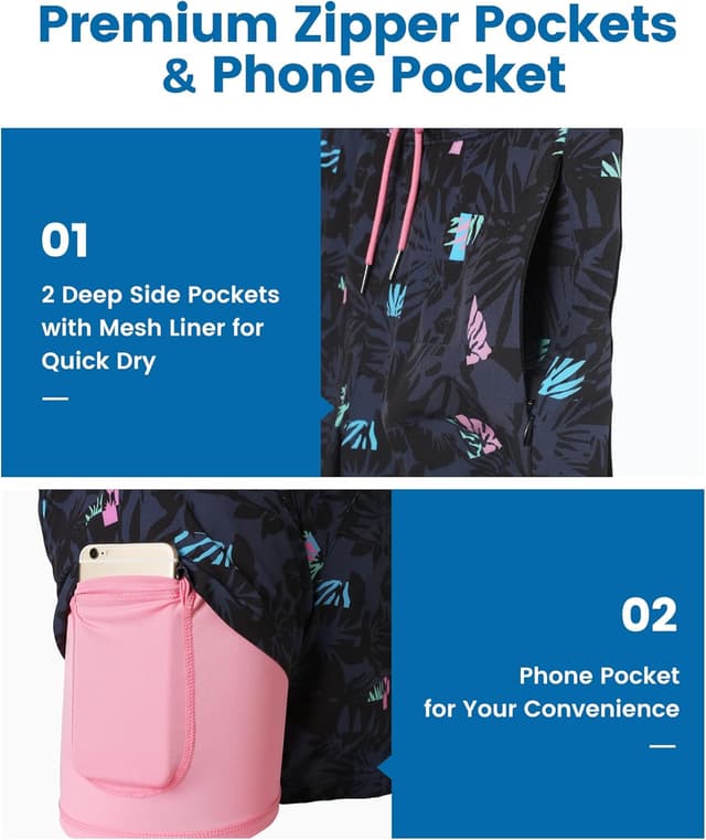 Detalle 2 de maamgic 2-in-1 Men’s Swim Trunks