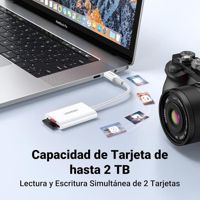 Thumbnail 4 de UGREEN USB C Lector de Tarjetas SD y Micro SD 📸