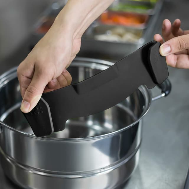 Thumbnail 2 de AUOON Clip On Strainer Silicone for Pots 🍽