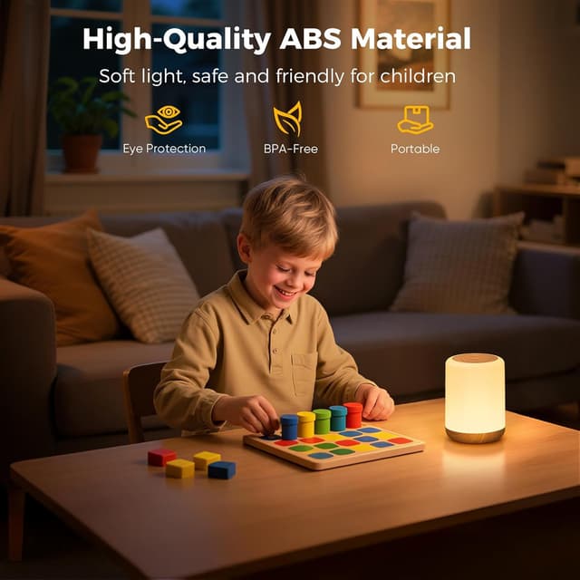 Detalle 1 de CAKLIK Lampara Mesita Noche 256 RGB