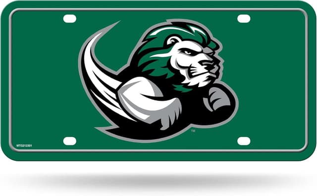 Detalle de Rico Industries NCAA Slippery Rock “The Rock” Metal Auto Tag (6" x 12")