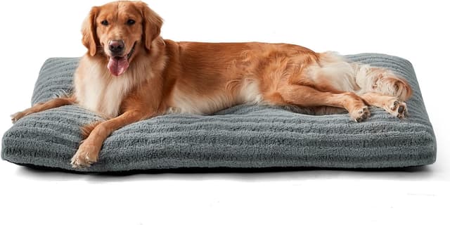 Detalle de Pawk Hundebett große Hunde XL – waschbares, atmungsaktives Hundekissen 102×69×9 cm