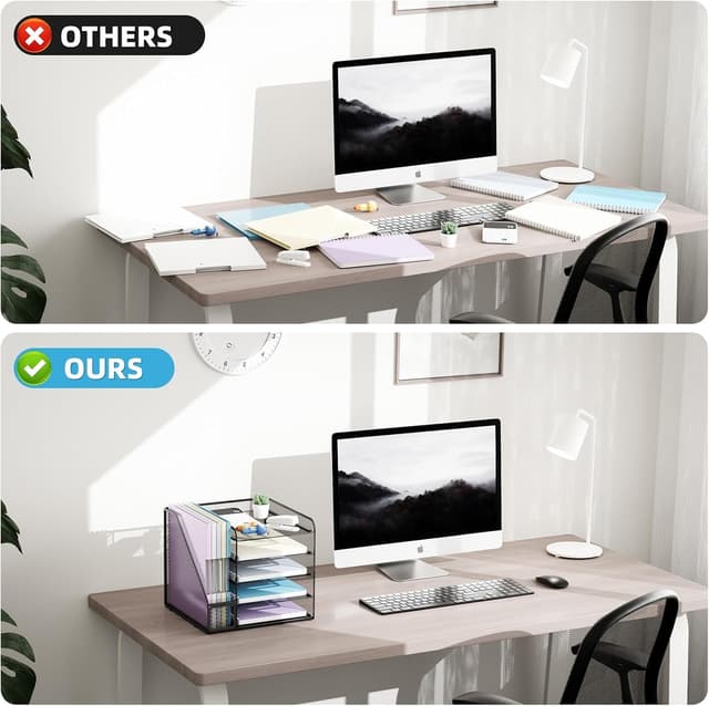 Thumbnail 5 de Marbrasse Schreibtisch Organizer 5‑Fach 🗂