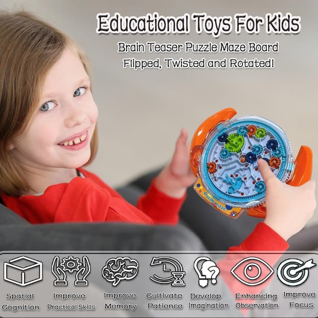 Thumbnail 2 de JRD&BS WINL Mind Puzzles Marble Maze for Ages 8-10 🧩