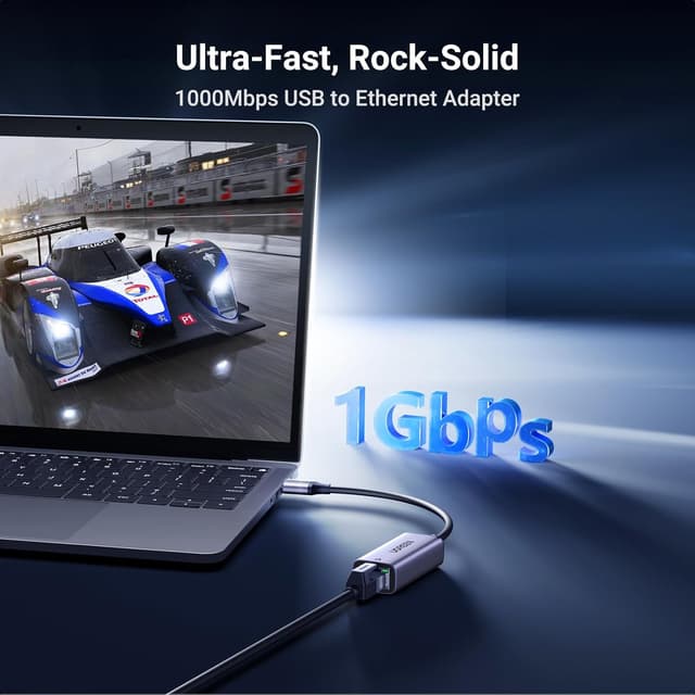 Detalle 2 de UGREEN USB to Ethernet Adapter 1Gbps