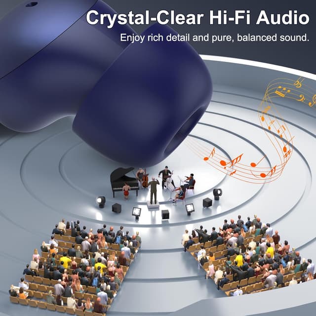 Thumbnail 2 de Bluetooth Schlafkopfhörer Mini 6.0 Blau