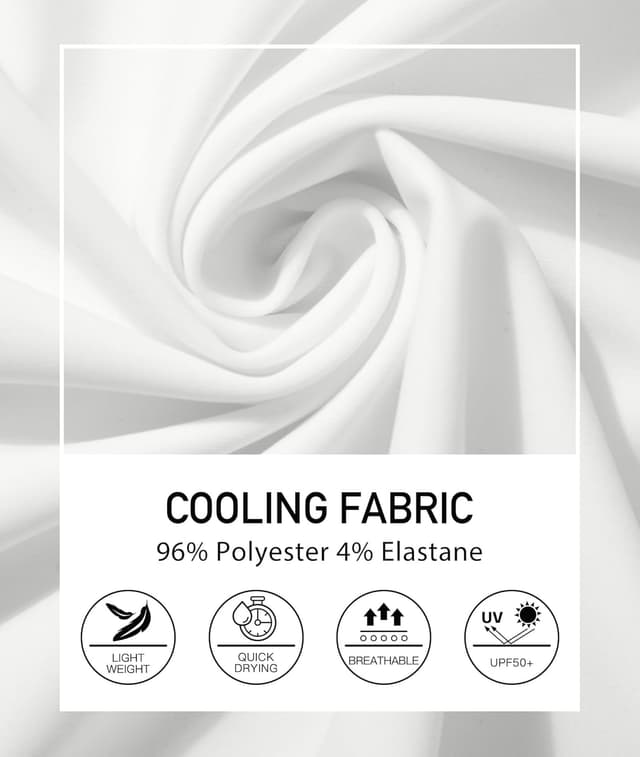 Detalle de PULI Golf Shorts for Men (Relaxed Fit) — Stretch, Quick-Dry, Lightweight Waterproof 5-Inch Inseam