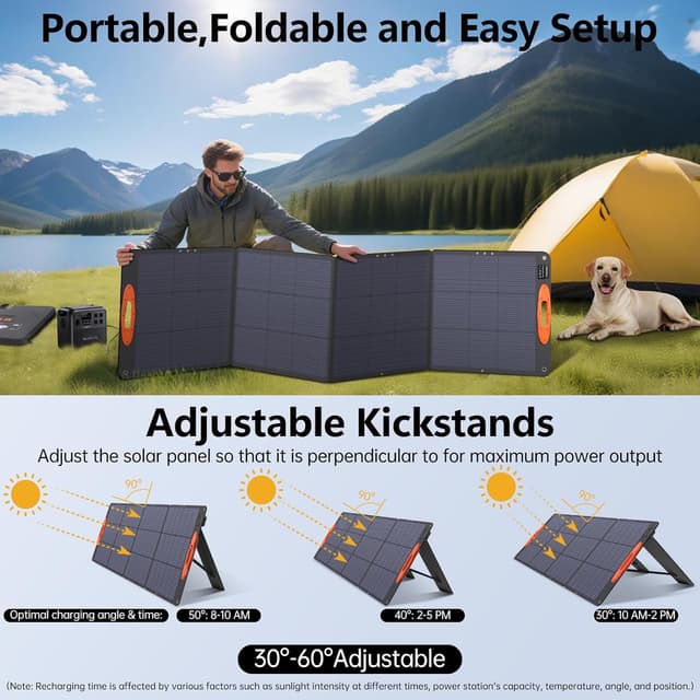 Thumbnail 4 de SOKIOVOLA N-Type 16BB 220W Portable Solar Panel