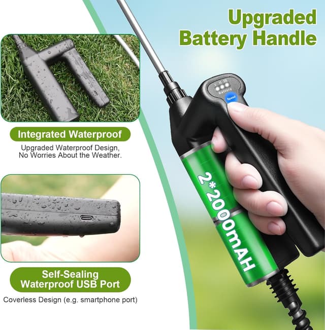 Detalle de SYLSTAR 12L battery knapsack sprayer