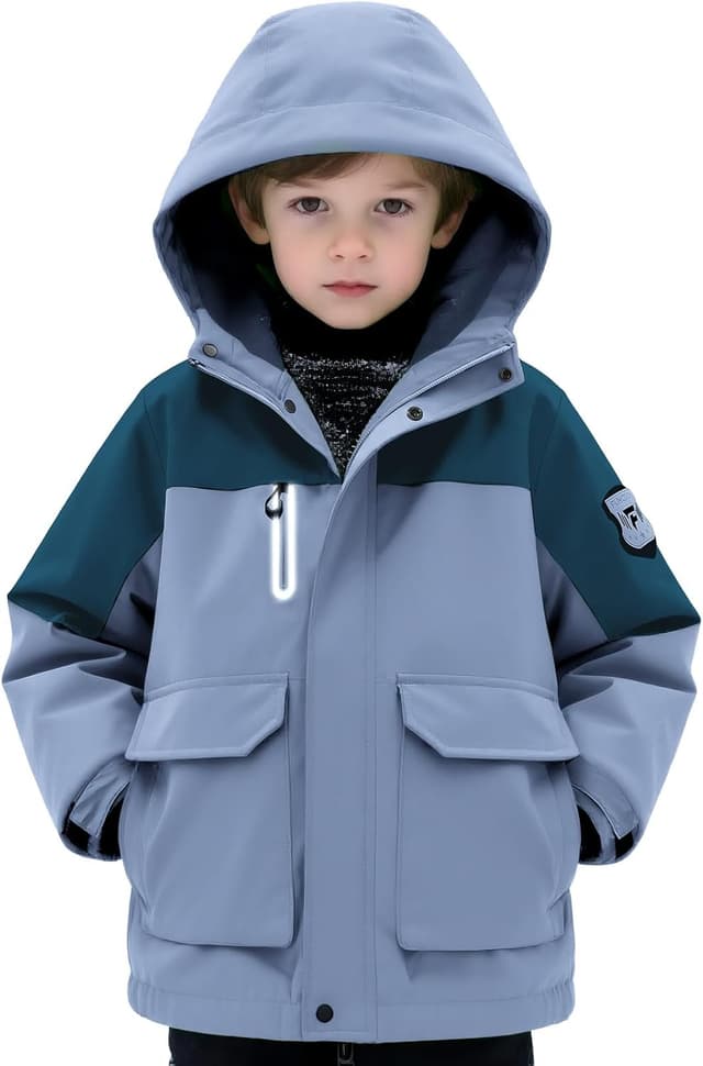 Detalle 2 de Jsslaik Boys Softshell Jacket for Skiing Ages 6–16