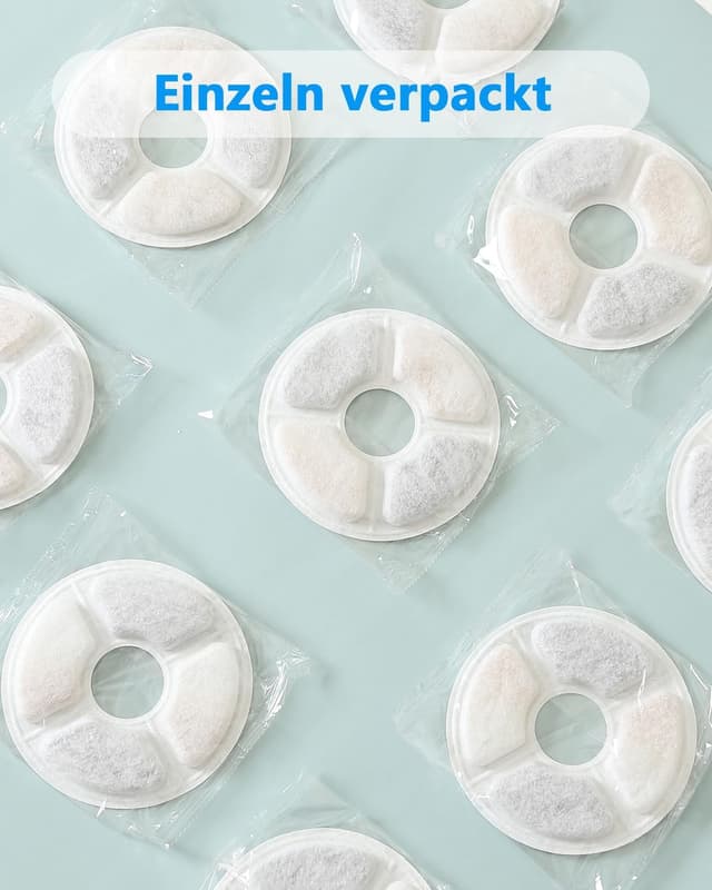 Thumbnail 5 de PewinGo Katzenbrunnen Filter Rund 6er-Pack ⛲