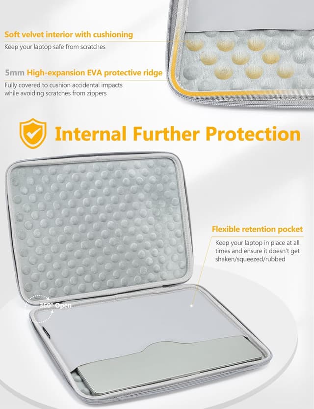 Detalle 2 de HYZUO custodia rigida 17,3 pollici