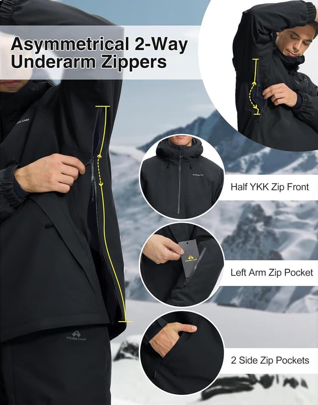 Thumbnail 4 de Pioneer Camp Skijacke Semi-Front 10000 mm