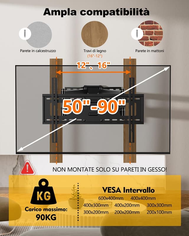 Thumbnail 1 de FORGING MOUNT Supporto TV 1090mm per 50-90"