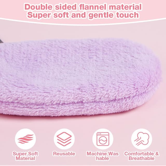 Thumbnail 3 de AOOWU 8 Pezzi Dischetti struccanti riutilizzabili