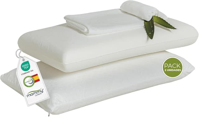 Imagen de MOMMY CONFORT Pack 2 Almohadas Viscoelásticas 70 cm en OfertitasTOP