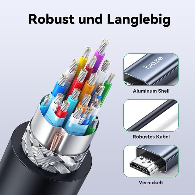 Thumbnail 6 de biaze ZH213 USB‑auf‑HDMI Adapterkabel 1 m, 1080p 60Hz