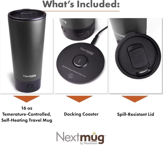 Detalle de Nextmug Go Temperature-Controlled 16 oz