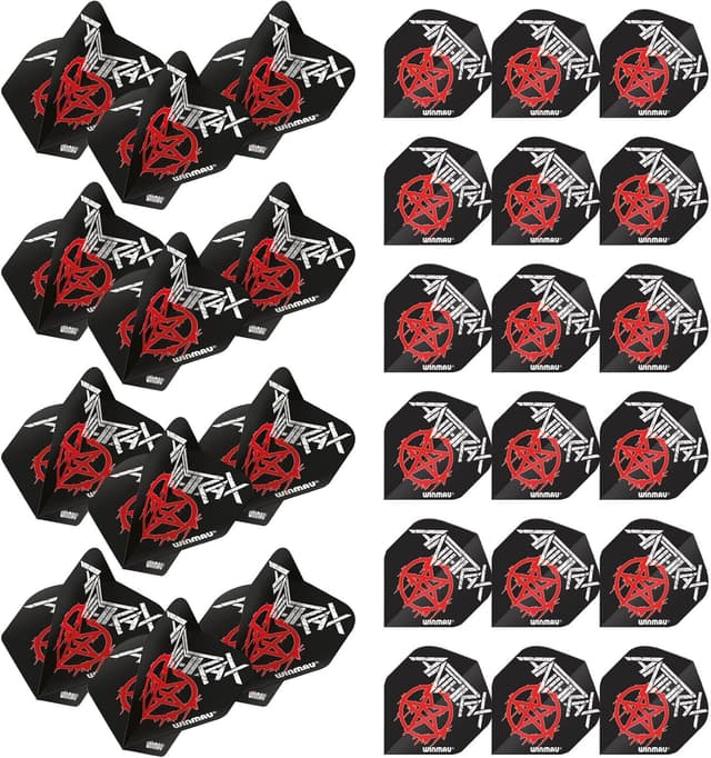 Thumbnail 4 de WINMAU Rock Legends Dart Flights 100μm pack