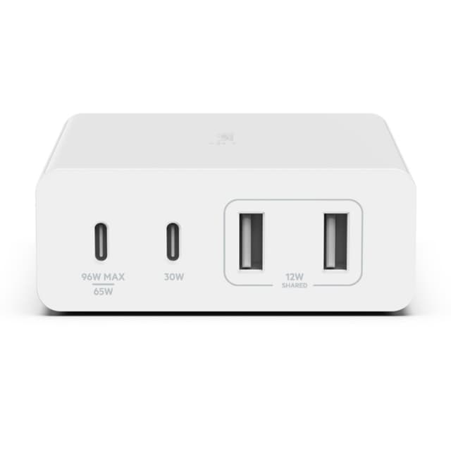 Detalle de Belkin Cargador GaN 108 W, 4 puertos 🔌