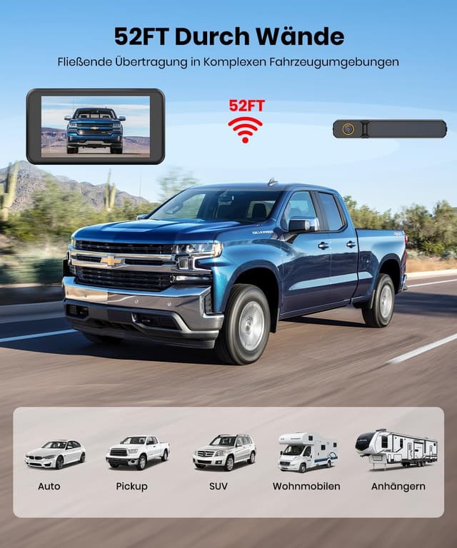 Thumbnail 4 de Foxpark Solar Rückfahrkamera 5 Zoll