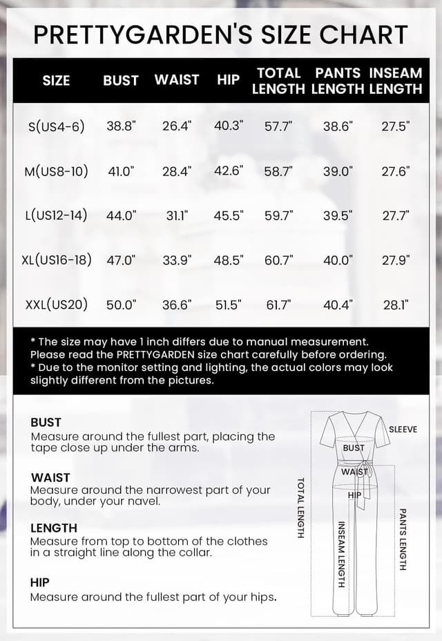 Detalle de PRETTYGARDEN wrap jumpsuit romper dress