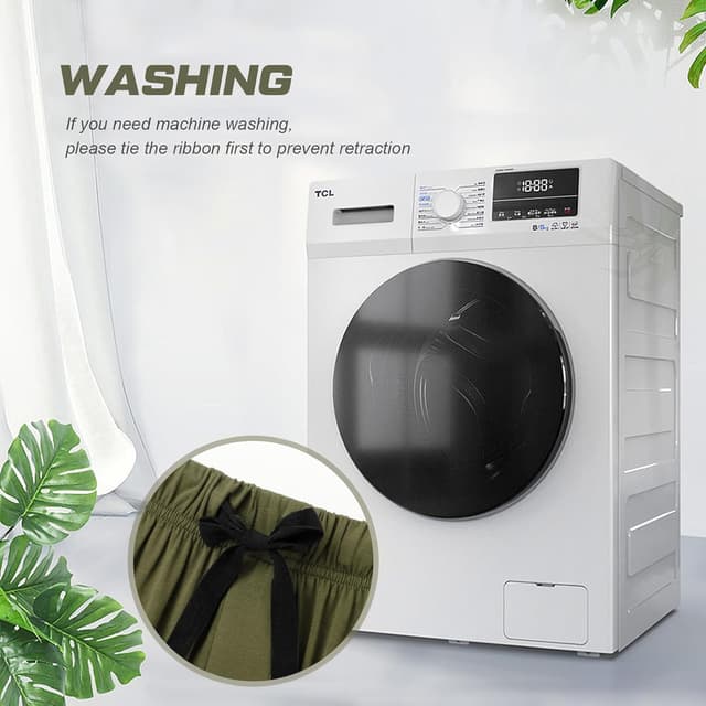 Detalle de BAMBOO COOL Men’s Pajama Bottoms Lounge Sleep Shorts (2-Pack) with Pockets