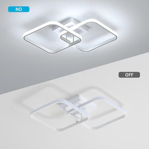 Thumbnail 4 de Comely LED Lámpara de Techo Cruz 64x39cm 42W Blanco