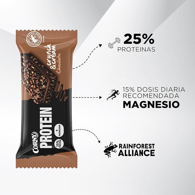 Thumbnail 3 de Corny Crunch and Cream Barritas Proteicas con Colágeno 🍫 (24x35g)