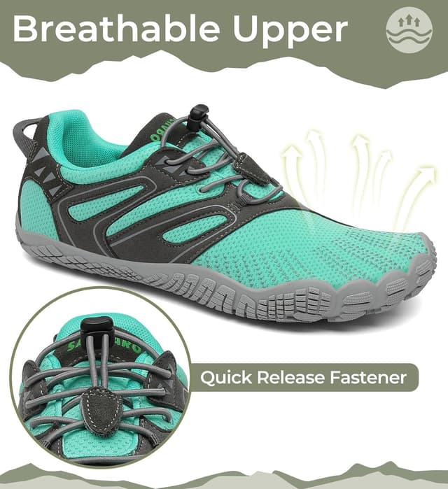 Detalle 1 de SAGUARO Scarpe barefoot trail trekking uomo