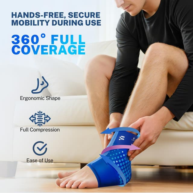 Detalle de Fitomo Ankle Ice Pack Wrap for 360° care