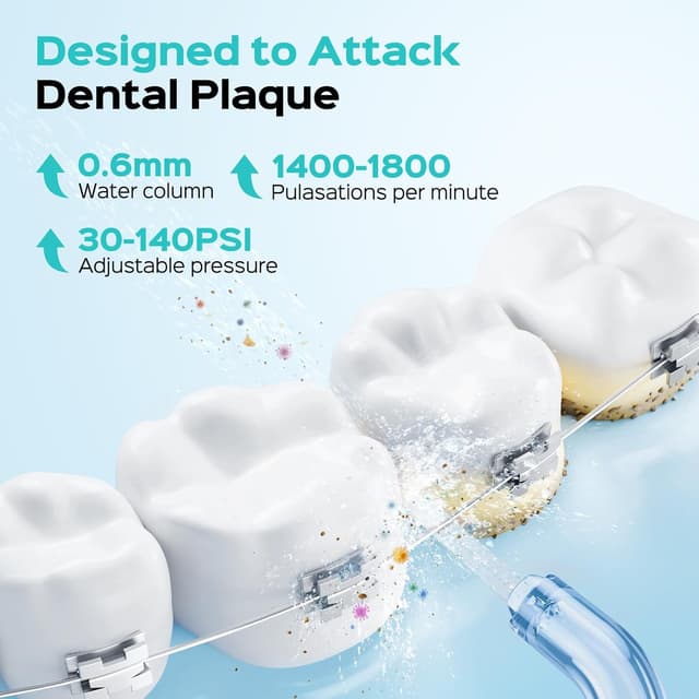 Detalle de COSLUS Water Flosser with 3 Modes ⚡